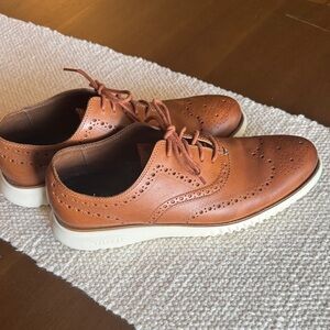 Cole Haan Brown Leather Oxfords